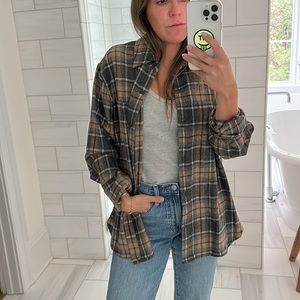 Jenni Kayne O’Keeffe Flannel Overshirt, size M. Worn once.